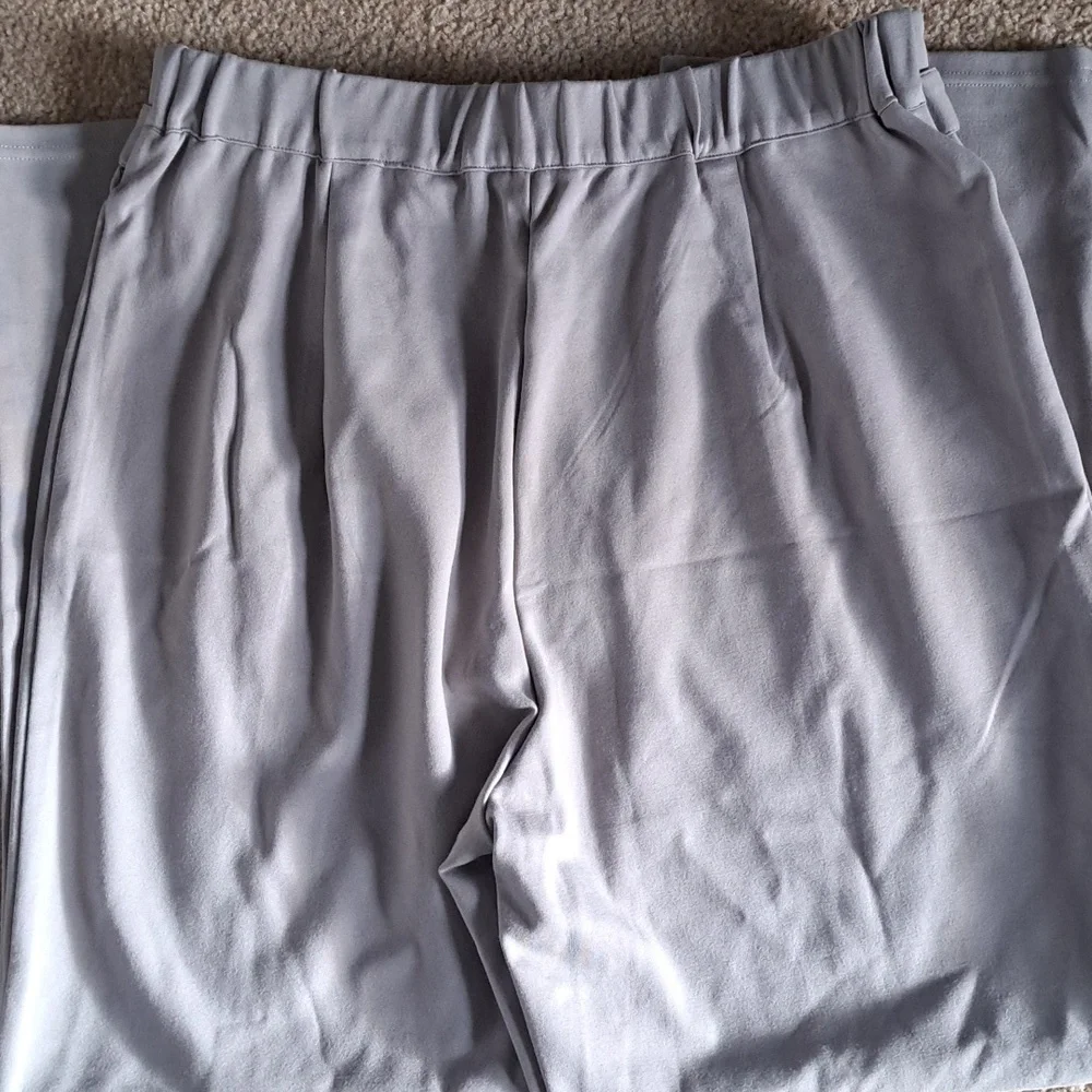 LARGE  HALARA DECORATIVE BUTTON FLAP WAISTBAND COOL TOUCH PANTS - Picture 5 of 6